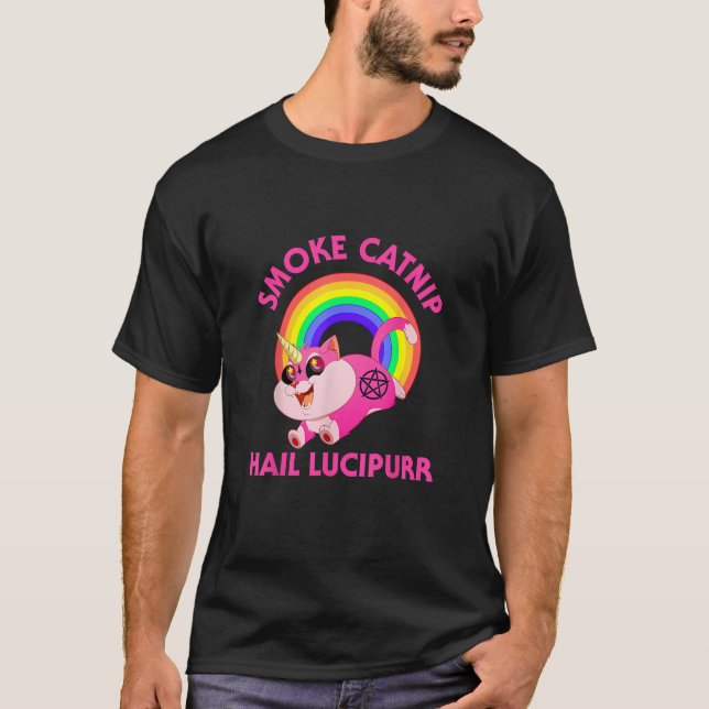Camiseta Alumnos de la cola de la cacerola del humo, curios (Anverso)
