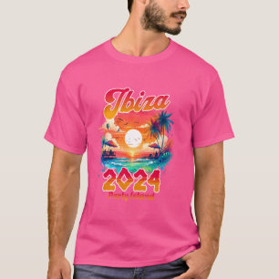Camiseta Alumnos de vacaciones Ibiza 2024 Fiesta Island, Re