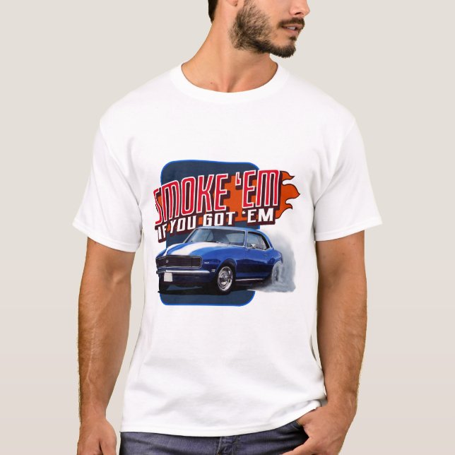Camiseta Álvaro del humo del neumático (Anverso)