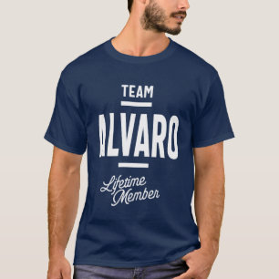 Camiseta Alvaro Nombre Personalizado Regalo de cumpleaños