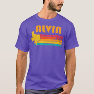 Camiseta Alvin Texas Vintage Distresres Souvenir
