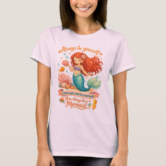 Camiseta Always be yourself unless you can be a mermaid