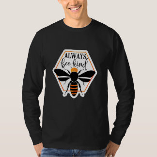 Camiseta Always Bee Kind Anti Bullying Beekeeper Bee Pun  1