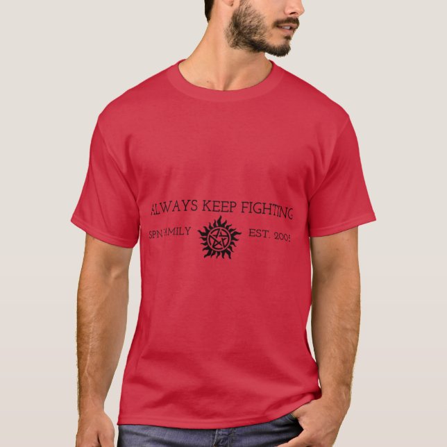 Camiseta Always Keep Fighting (Anverso)