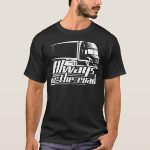 Camiseta Always On the Road divertidos animales regalos cul