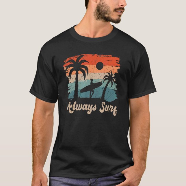 Camiseta Always Surf beach summer vacation (Anverso)