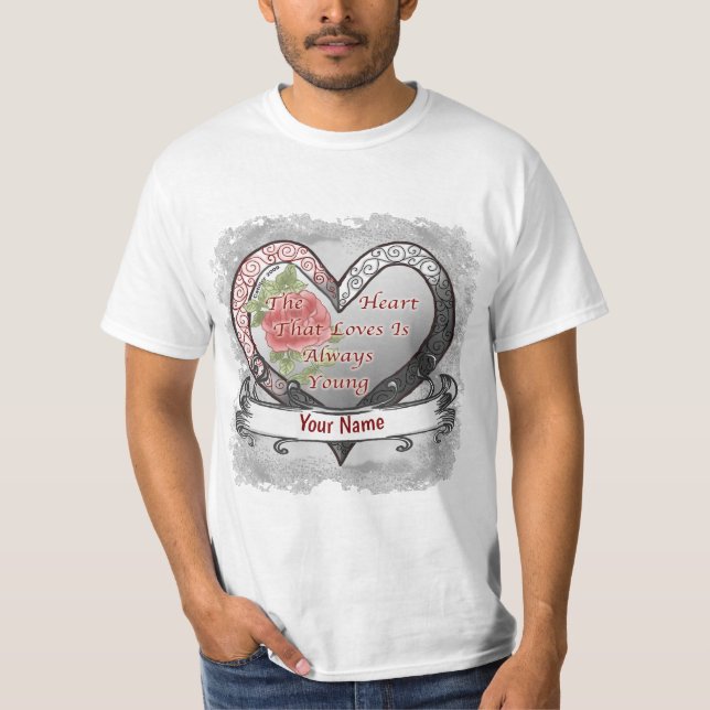 Camiseta Always Young Silver Heart (Anverso)