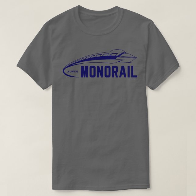 Camiseta Alweg Monorail Vintage Blue (Diseño del anverso)