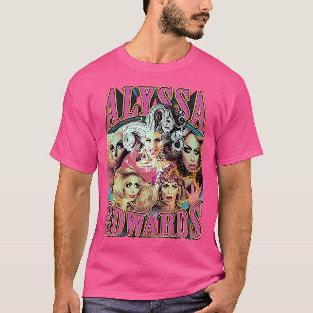 Camiseta Alyssa Edwards Retro Bootleg (Anverso)