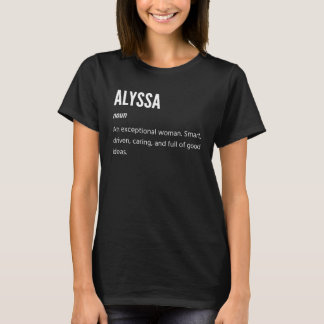 Camiseta Alyssa Noun An Exceptional Woman