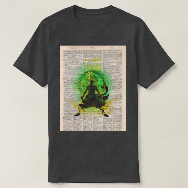 Camiseta Alza de la espada verde (Diseño del anverso)