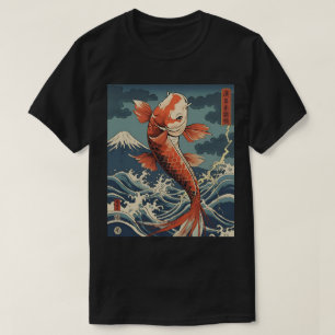 Camiseta Alza de peces Koi - Espíritu oceánico