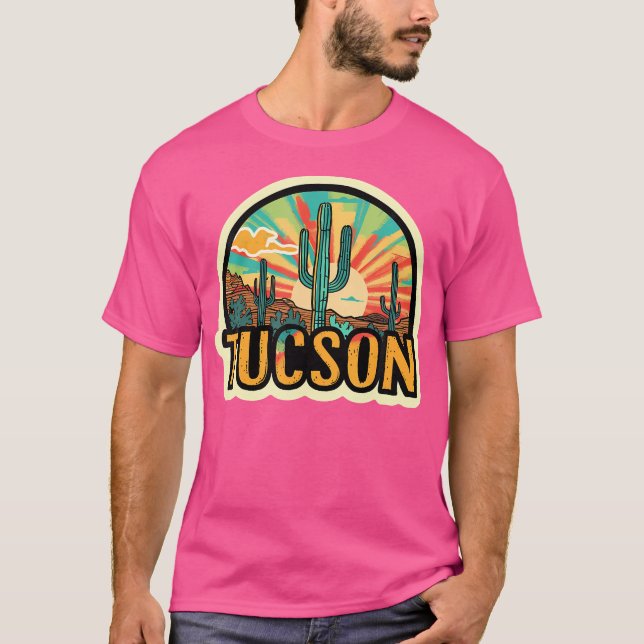 Camiseta Alza de vacaciones en el desierto de Cactus en Mes (Anverso)