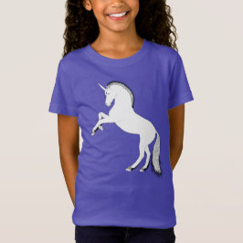 Camiseta Alzar el unicornio blanco