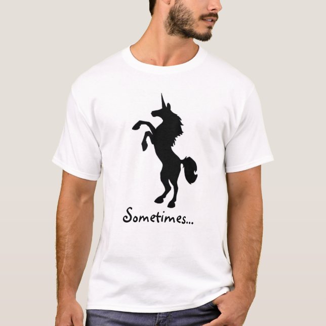 Camiseta Alzar unicornio (Anverso)