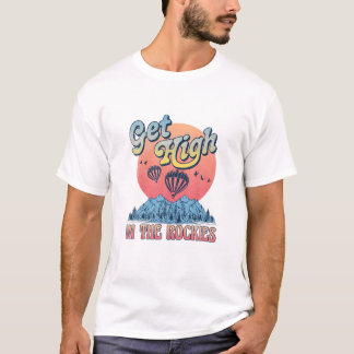 Camiseta Alzate En La Rockies Vintage National Park Rock