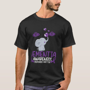 Camiseta Alzheimer Conciencia Dementia Recuerdos de Concien