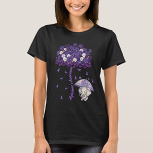 Camiseta Alzheimer Conciencia, elefante lindo me olvida que