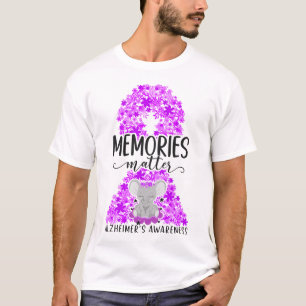 Camiseta Alzheimer Dementia Recuerdos importan Alzheimer