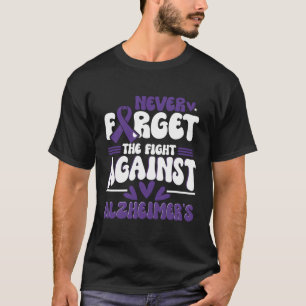 Camiseta Alzheimer Lesiones Cerebrales Alzheimers púrpura C