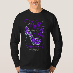 Camiseta Alzheimer S Warrior 2022 Pelea Como Un Jefe De Alt