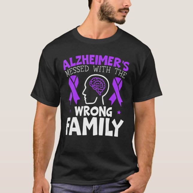 Camiseta Alzheimer se metió con la familia equivocada y aca (Anverso)