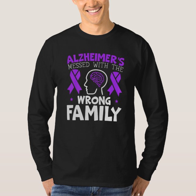 Camiseta Alzheimer se metió con la familia equivocada y aca (Anverso)