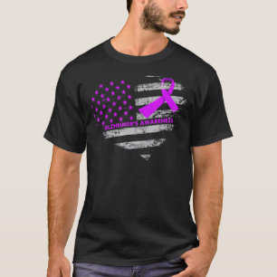 Camiseta Alzheimers aclaman a los hombres guerreros de la b