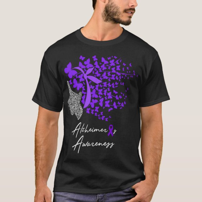 Camiseta Alzheimer'S Awareness Alzheimers Purple (Anverso)