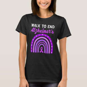 Camiseta Alzheimers Camina De Concienciación Para Terminar