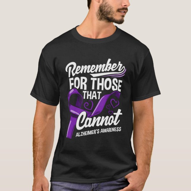 Camiseta Alzheimers Conciencia Alzhe (Anverso)