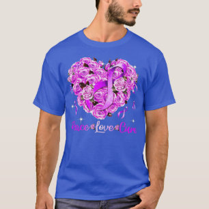 Camiseta Alzheimers Concienciación Paz Mujeres de la Cura d