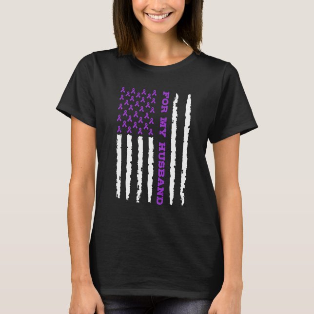 Camiseta Alzheimers Para Mi Esposo (Anverso)