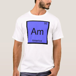 Camiseta Am - America Funny Chemistry Element Symbol Tee