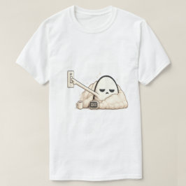 Camiseta AM Apagando Luces - Cute Búho Nocturno Cansado Cha