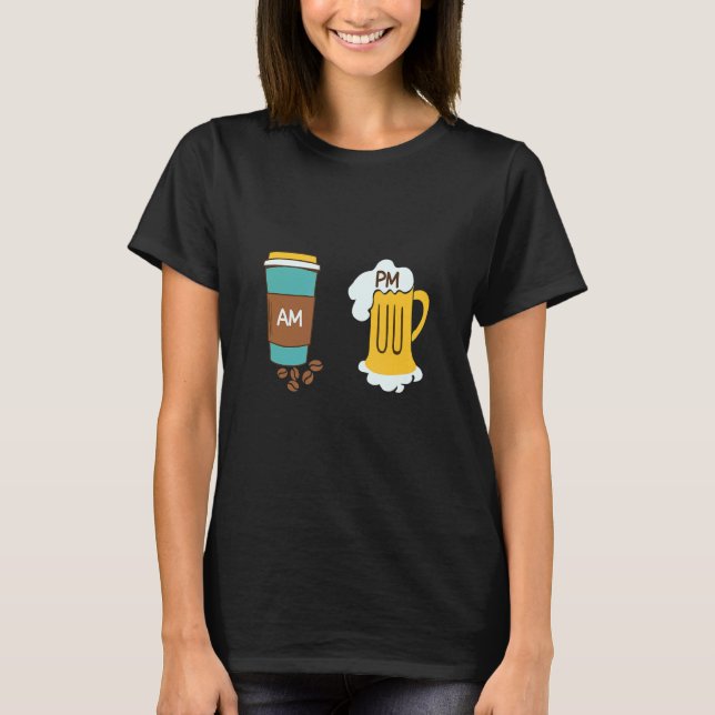 Camiseta AM Café PM Win 10 (Anverso)