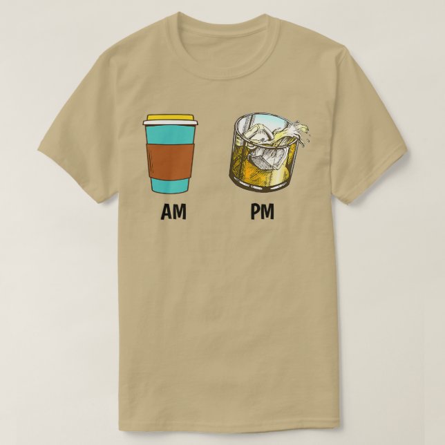 Camiseta AM Coffee PM Win - 18 (Diseño del anverso)