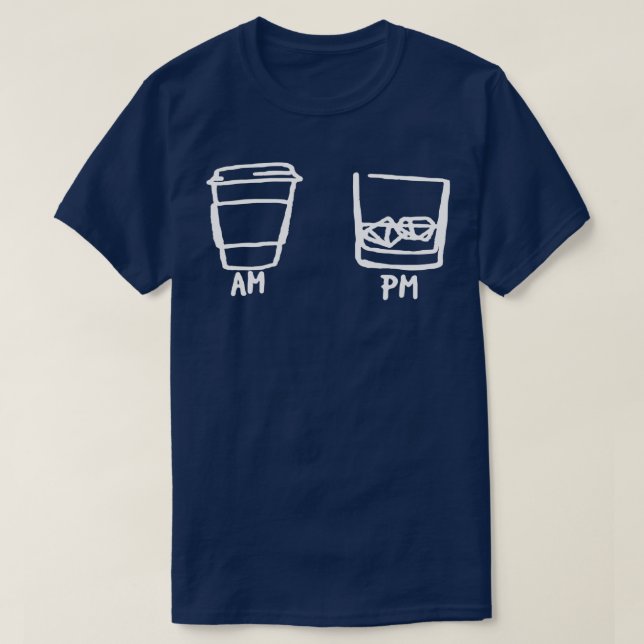 Camiseta AM Coffee PM Win  - 39  (Diseño del anverso)