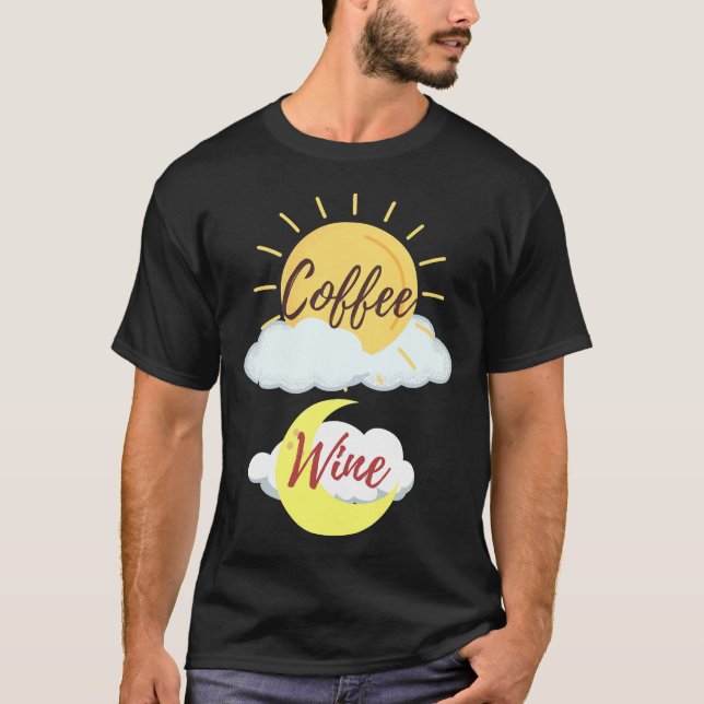 Camiseta Am Coffee Pm Wine (Anverso)