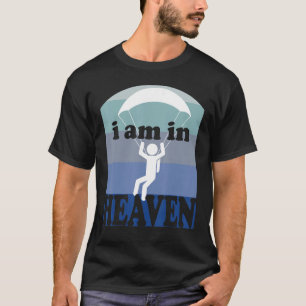 Camiseta Am In Heaven Retro Skydiver Skydiving