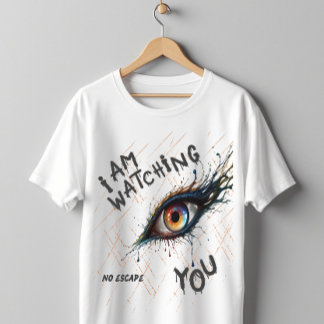 Camiseta Am Watching You No Escape Creepy Eye