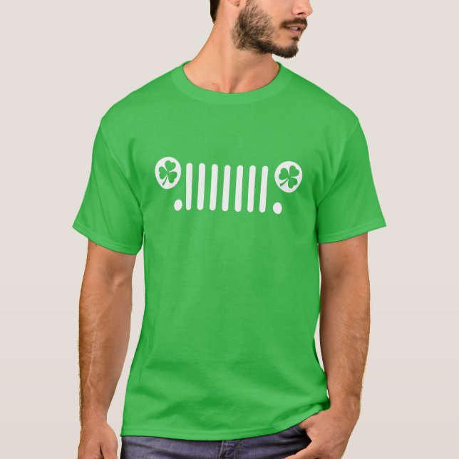 Camiseta Ama 4X4 Off-Road 7-Slot Grille Shamrock St.Patr (Anverso)