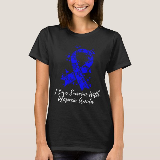 Camiseta Ama A Alguien Con Alopecia Areata Conciencia (Anverso)