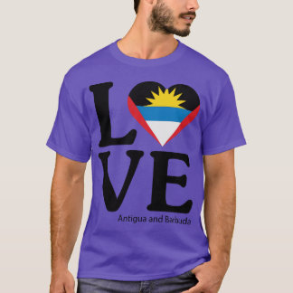 Camiseta Ama a Antigua y Barbuda amigo