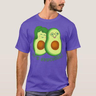 Camiseta Ama a Avocuddle feliz aguacate aguacate