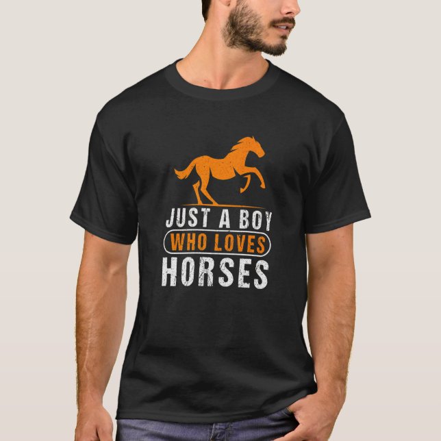 Camiseta Ama a caballo animal (Anverso)