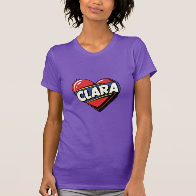 Camiseta Ama a Clara (Anverso)