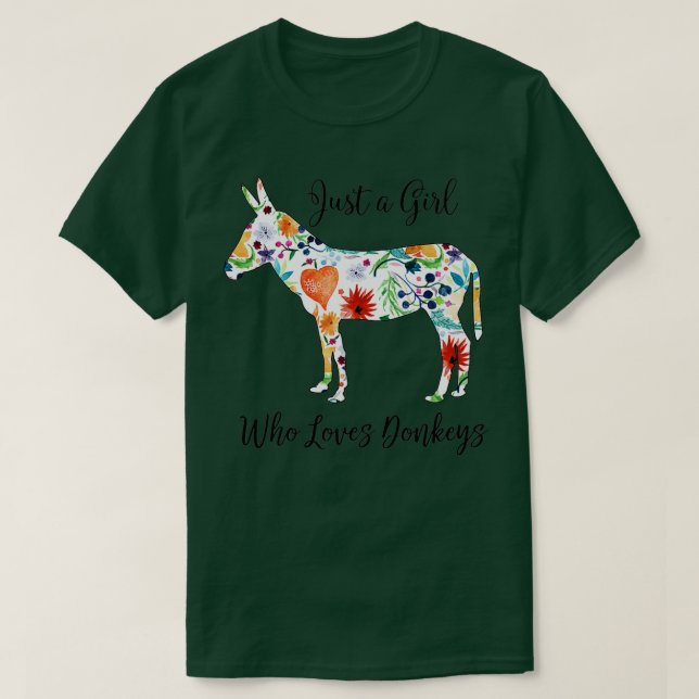 CAMISETA AMA A DONKEYS (Diseño del anverso)