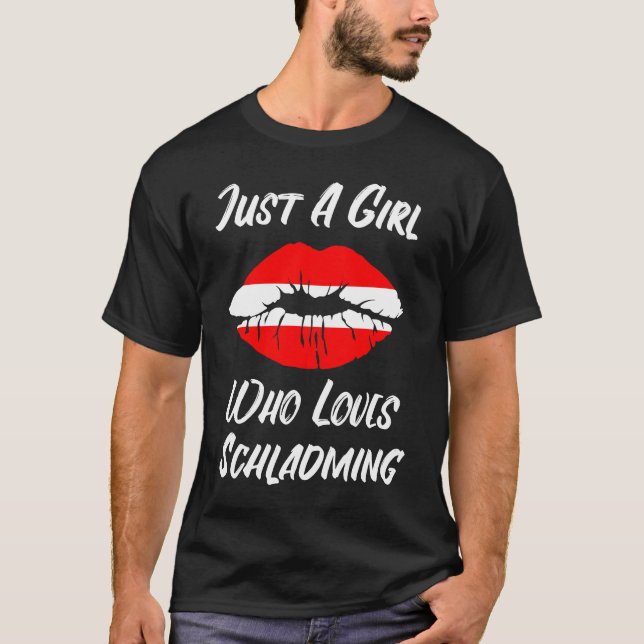 Camiseta Ama a la boca de los labios Austria Bandera Schlad (Anverso)