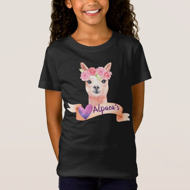 Camiseta Ama a las Alpacas (Anverso)